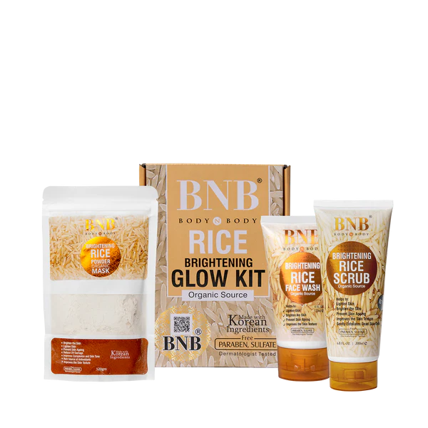 BNB 3 in 1 Rice Extract & Glow Kit