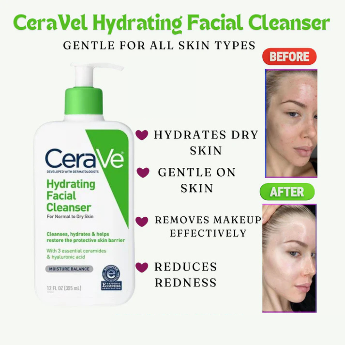 CeraVe - Hydrating Facial Cleanser